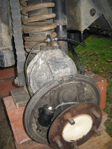 Cylindre de frein, flexible et durite remontées