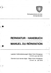 Manuel de réparation du Pinzgauer